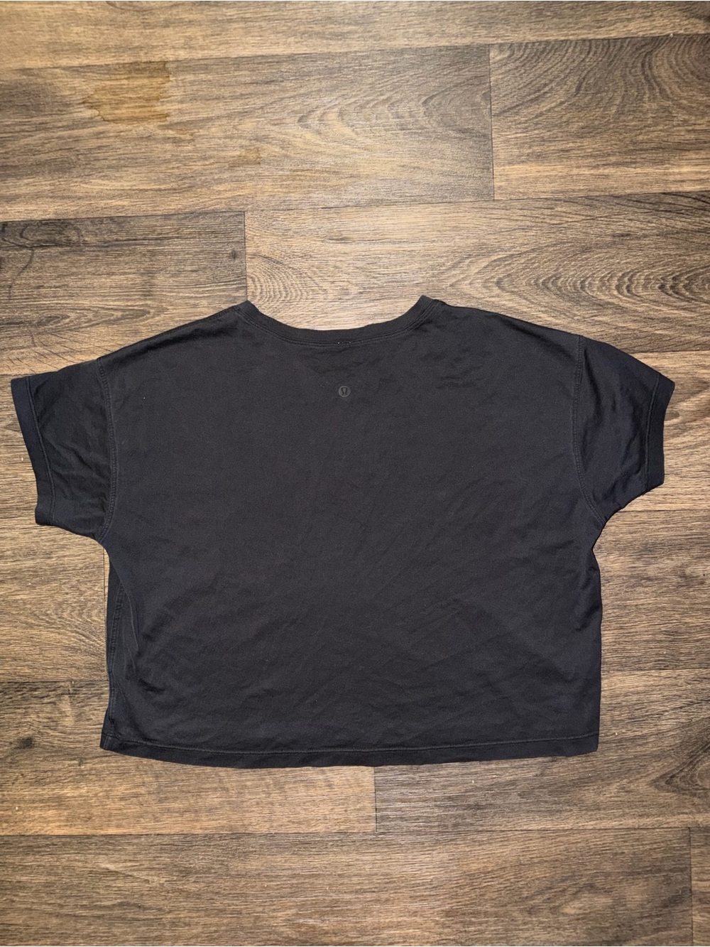 lululemon athletica Cates Black Crop Top Women’s Size 8